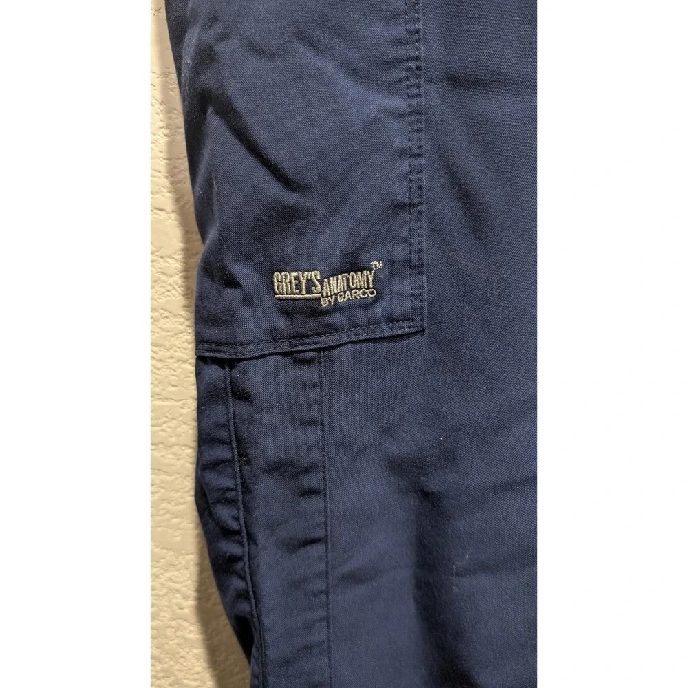 Lot of 2Greys Anatomy By Barco size XS Navy Blue and Royal Blue Scrub Pants 0111